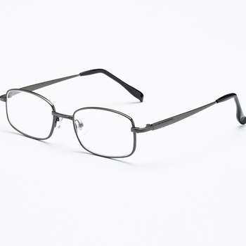 Naočale za čitanje LQ6052, okvir od titanijeve legure, kristalne leće, kvadratnog oblika