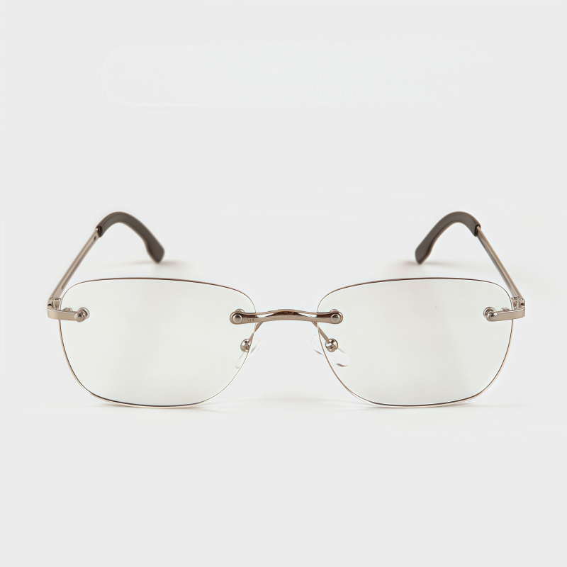 Be rėmelių skaitymo akiniai su fotokrominiais lęšiais ir mėlynos šviesos apsauga, polikarbonatiniai lęšiai vyresniems žmonėms