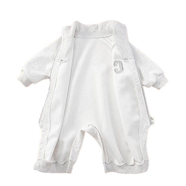 Kombinezon za bebe za proljeće i jesen, 0–6 mjeseci, unisex, pamuk romper s zatvaračem, korejski stil