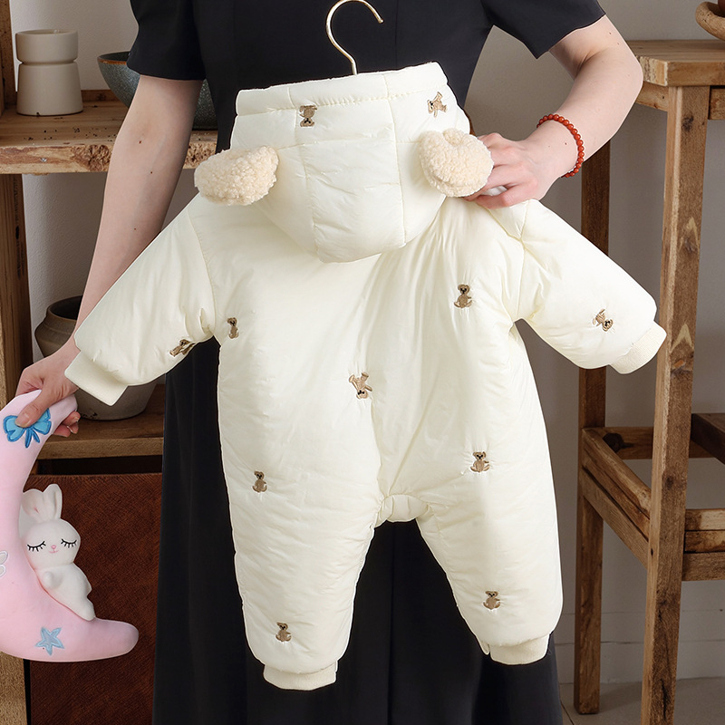 Dječji kombinezon s kapuljom, flis podstava, 100% najlon, zatvarač na zip, dugi rukavi, unisex, zimski model