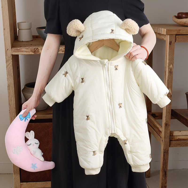Dječji kombinezon s kapuljom, flis podstava, 100% najlon, zatvarač na zip, dugi rukavi, unisex, zimski model