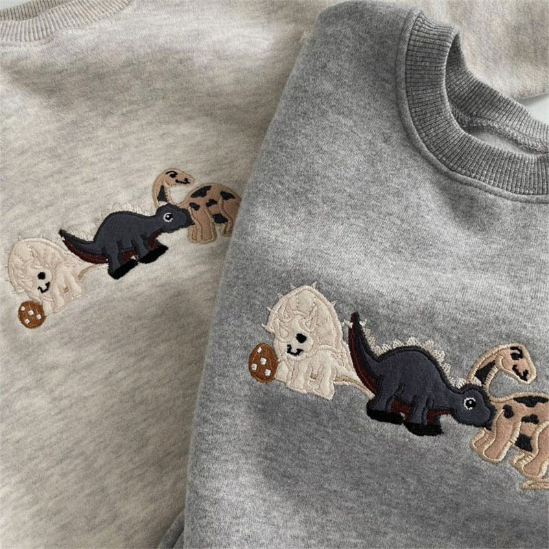 Dječji romper, terry pamuk, dugi rukav, korejski stil, proljeće i jesen, unisex