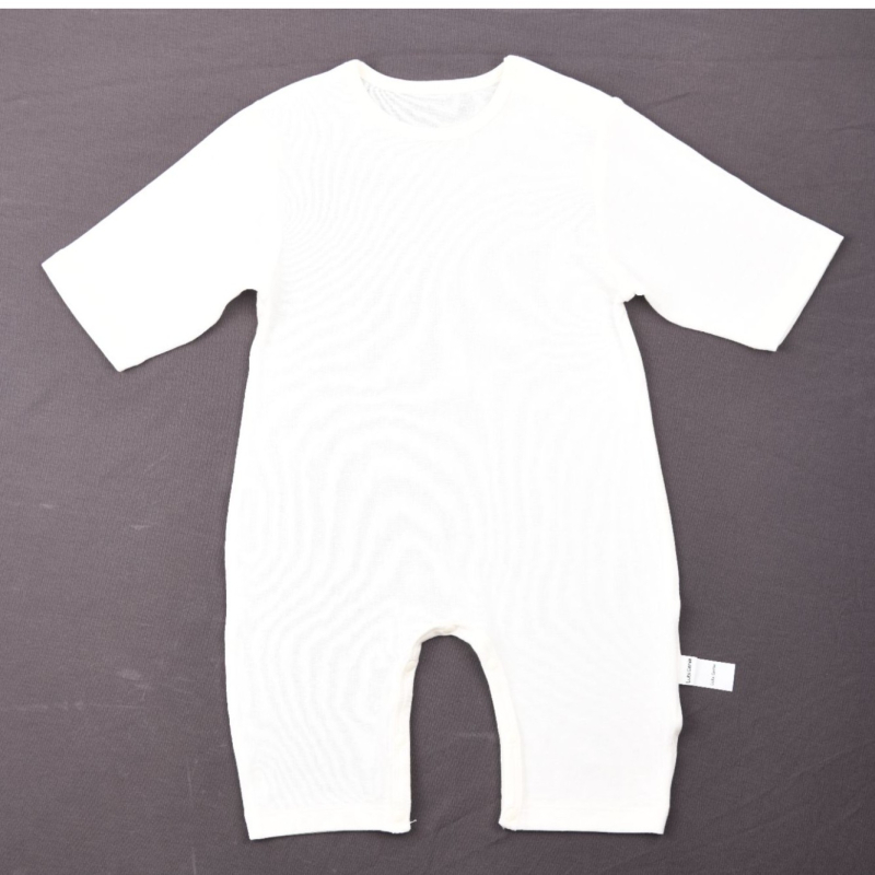 Bebin kombinezon od Lyocell Tencel vuna, unisex, dugi rukav, za dob 0–12 mjeseci