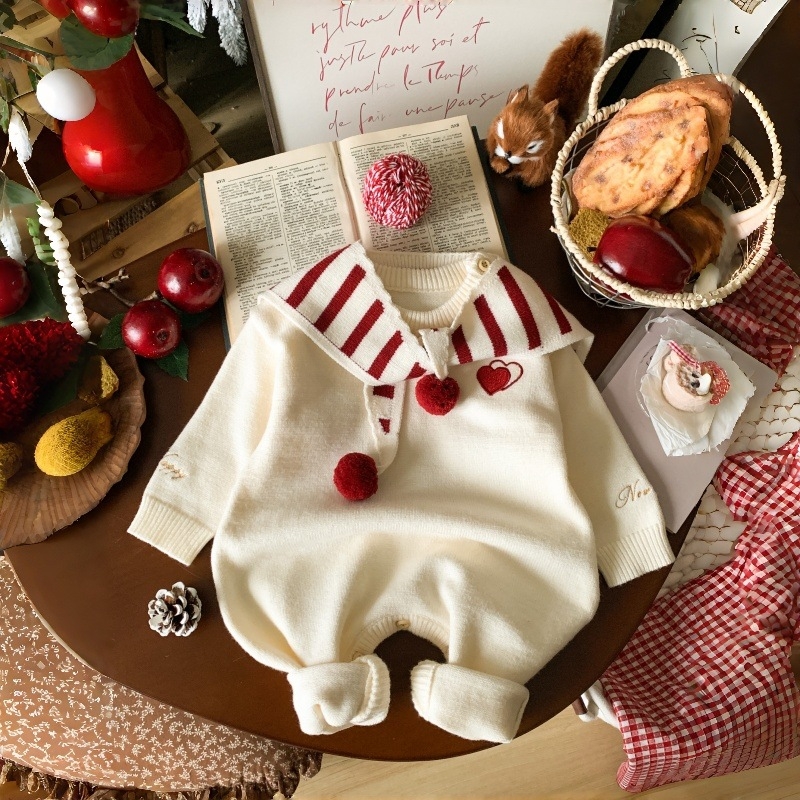 Pamukasta zimska kombinacija za bebe, unisex, dugi rukavi, debela tkanina, za novorođenčad