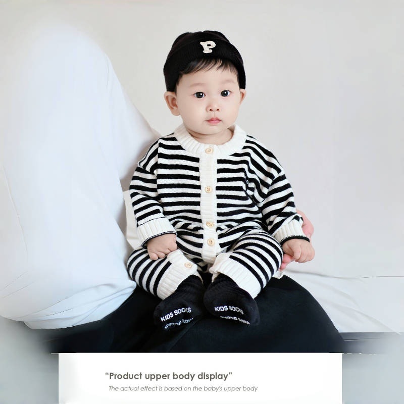 Jesenski pamučni kombinezon za bebe, dugi rukavi, unisex
