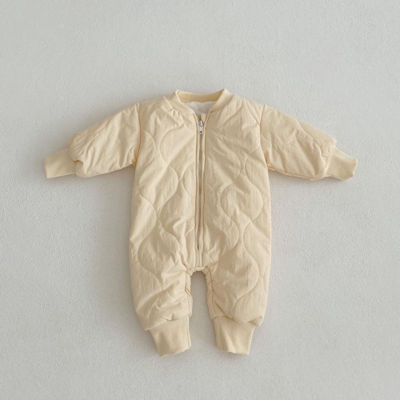 Bebin jumpsuit s flisom, zatvaranje na zip, zimski model, dugi rukavi