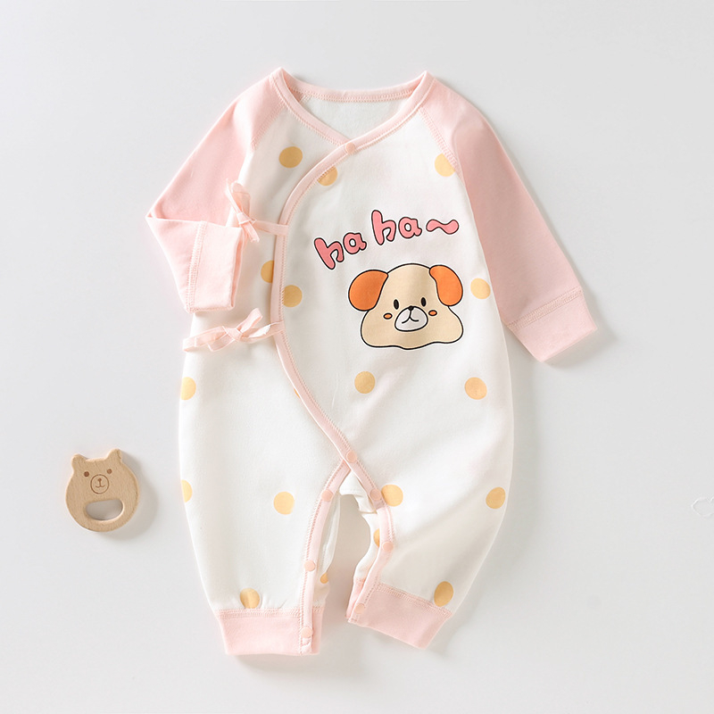 Bebin romper unisex, s dugim rukavima, motiv leptira, 100% pamuk, za sve sezone