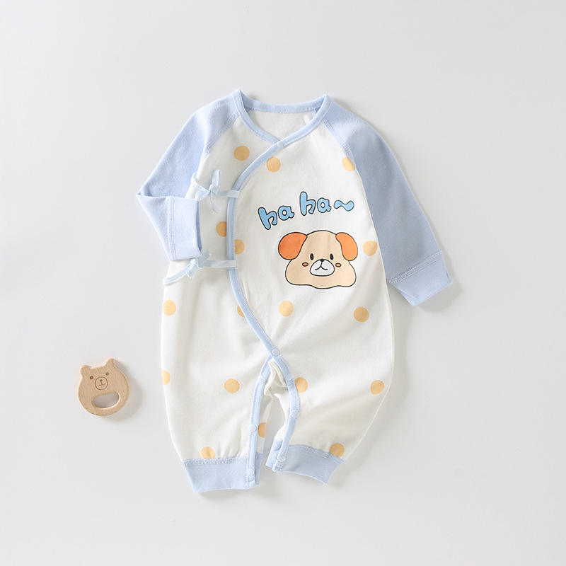 Bebin romper unisex, s dugim rukavima, motiv leptira, 100% pamuk, za sve sezone