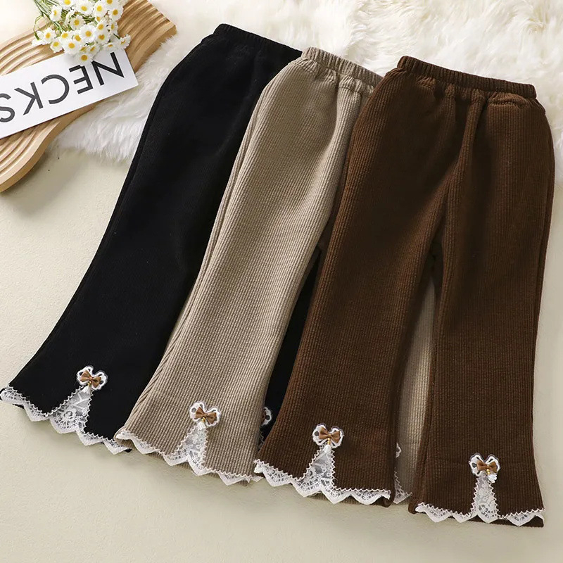 Pantaloni corduroy pentru copii, stil coreean, bumbac peste 95%, pentru vârsta 3–8 ani, primăvară și toamnă