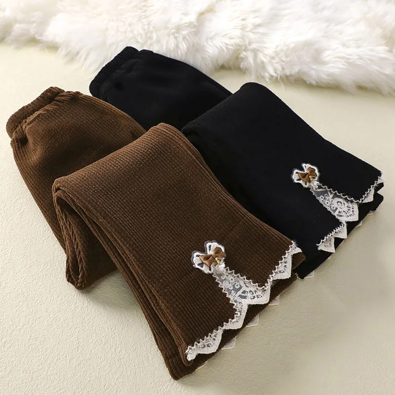 Pantaloni corduroy pentru copii, stil coreean, bumbac peste 95%, pentru vârsta 3–8 ani, primăvară și toamnă