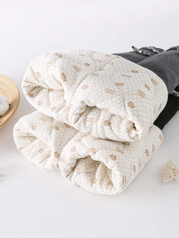 Pantaloni de iarnă din bumbac pentru fetițe, căptușeală din fleece, talie înaltă, 95% bumbac, finisaj moale, culoare uni cu funda, pentru copii 3–8 ani