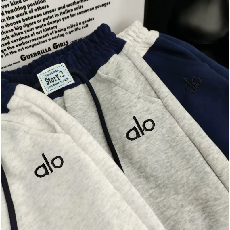 Dječje sportske hlače s blok boja i šivenim slovima, unisex, 50% cotton, mek završetak, srednji struk s elastičnom trakom
