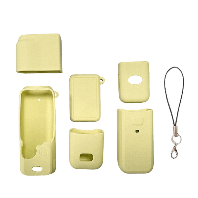 DJI Osmo Pocket3 silikona aizsargkaste (ūdensizturīga, putekļu izturīga un skrāpējumu izturīga; pārtikas kvalitātes silikons; saderīga ar Osmo Pocket3; svars 51 g)