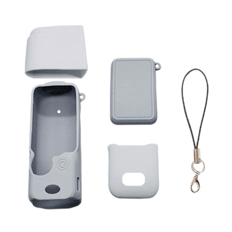 DJI Osmo Pocket3 silikona aizsargkaste (ūdensizturīga, putekļu izturīga un skrāpējumu izturīga; pārtikas kvalitātes silikons; saderīga ar Osmo Pocket3; svars 51 g)