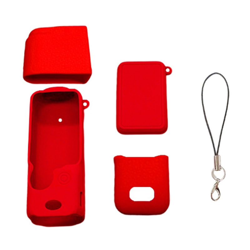 DJI Osmo Pocket3 silikona aizsargkaste (ūdensizturīga, putekļu izturīga un skrāpējumu izturīga; pārtikas kvalitātes silikons; saderīga ar Osmo Pocket3; svars 51 g)