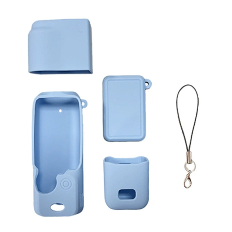 DJI Osmo Pocket3 silikona aizsargkaste (ūdensizturīga, putekļu izturīga un skrāpējumu izturīga; pārtikas kvalitātes silikons; saderīga ar Osmo Pocket3; svars 51 g)