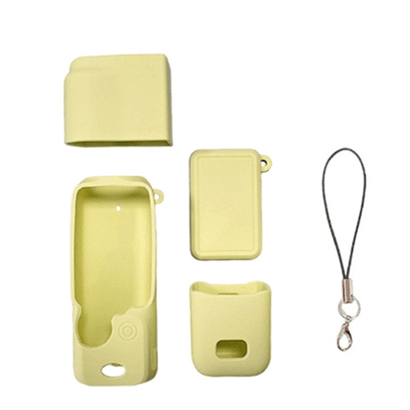 DJI Osmo Pocket3 silikona aizsargkaste (ūdensizturīga, putekļu izturīga un skrāpējumu izturīga; pārtikas kvalitātes silikons; saderīga ar Osmo Pocket3; svars 51 g)