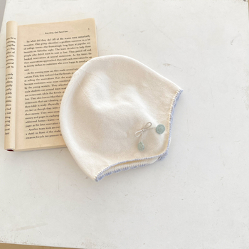 Pleteni kombinezon za bebe s zaštitom za uši i kapom, dugi rukavi, topao, jednodijelni