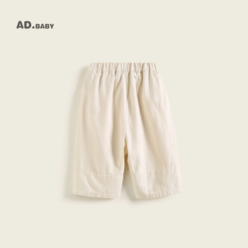 Dječje hlače, korejskog stila, svakodnevne hlače, 90% pamuk, mekana tkanina, visok struk, elastični pojas, unisex, jednobojne