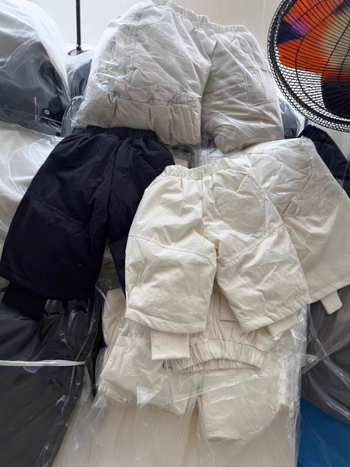 Harem hlače od pamuka u korejskom stilu za djecu 1–3 godine, zima, srednja visina struka, elastični pojas, 100% pamuk