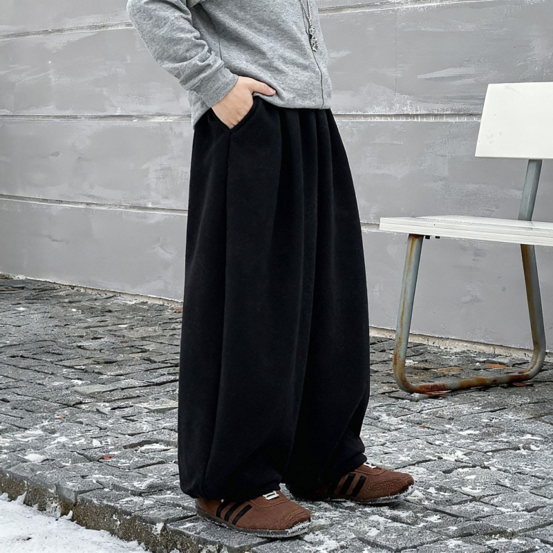 Pantaloni casual pentru băieți, versiune coreeană, material din amestec de bumbac, 12% rayon / 84% polyester / 4% spandex, vârsta 3–8 ani