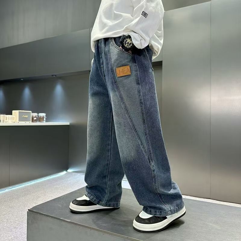 Dječje traperice – proljeće–jesen Leisure stil, denim, pamuk, mekan tretman
