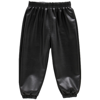 Dječje hlače od umjetne kože s flis podstavom, vodootporne i tople zimi, unisex, za djecu 3-8 godina.