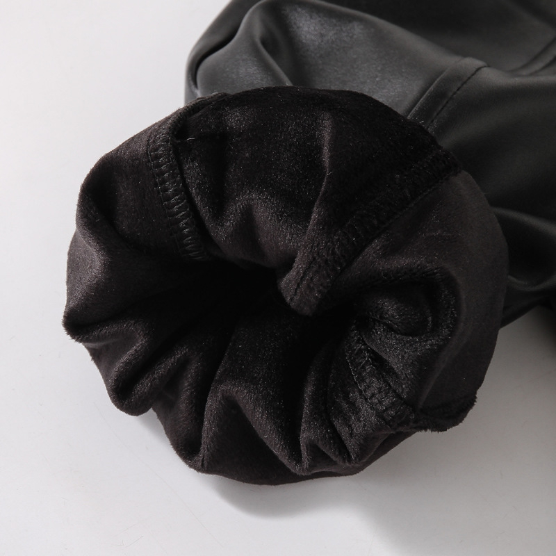 Dječje hlače od umjetne kože s flis podstavom, vodootporne i tople zimi, unisex, za djecu 3-8 godina.