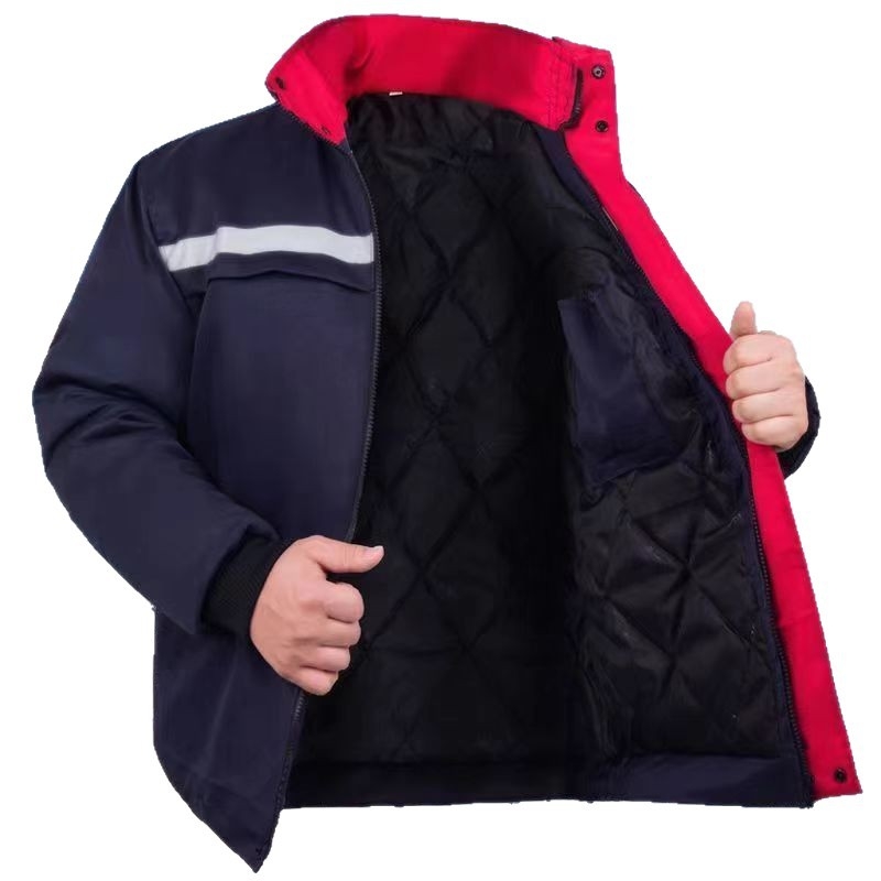Χειμερινό μπουφάν με γέμισμα από βαμβάκι, κουκούλα, ανθεκτικό στη φθορά