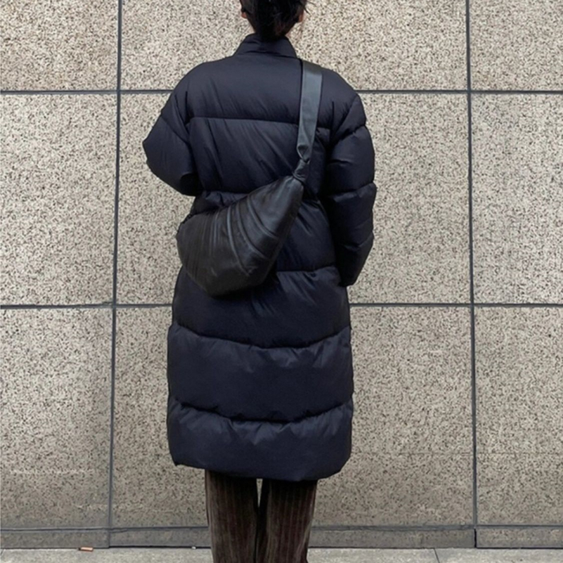 Ženski srednje dug kaput s punom od svile i pamuka; Chenille tkanina; glavni materijal: Spandex + PU; korejski stil; slobodan kroj