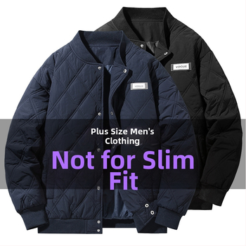 Jachetă din bumbac căptușită, cu guler stand, închidere cu nasturi pe un rând, umplutură poliester, căptușeală poliester, buzunare laterale