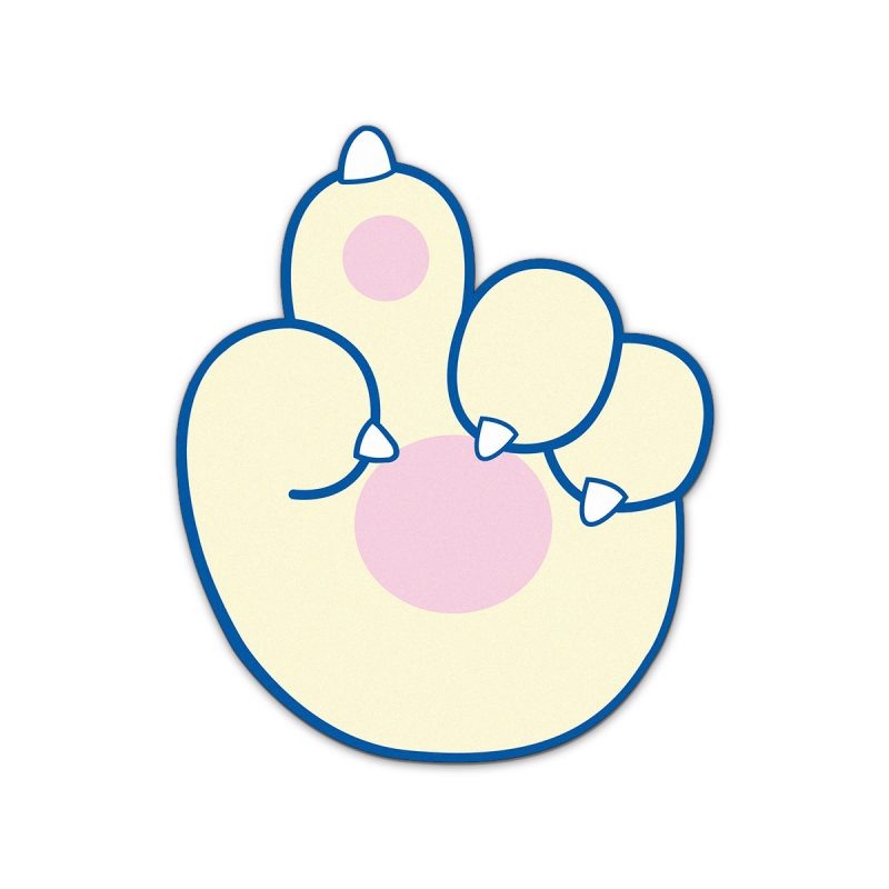 Pad de mouse Claw Alien – mic pad, din rășină, anti-alunecare, turnare prin injecție, logo imprimat