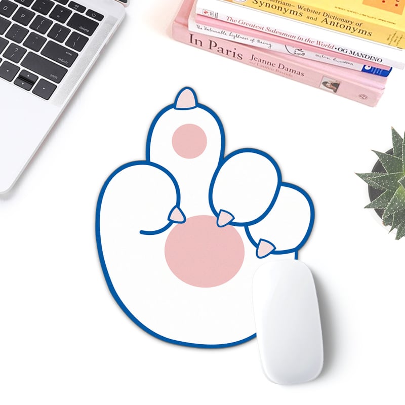 Pad de mouse Claw Alien – mic pad, din rășină, anti-alunecare, turnare prin injecție, logo imprimat