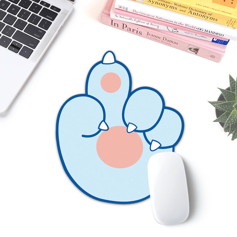 Pad de mouse Claw Alien – mic pad, din rășină, anti-alunecare, turnare prin injecție, logo imprimat