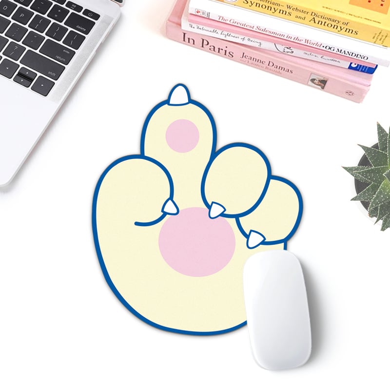 Pad de mouse Claw Alien – mic pad, din rășină, anti-alunecare, turnare prin injecție, logo imprimat