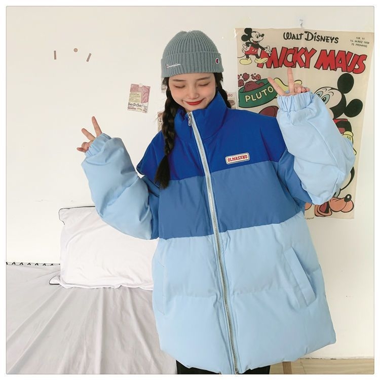 Jachetă damă din bumbac cu umplutură – stil coreean, lungime ultra scurtă, maneci lungi, guler polo, țesătură Chenille groasă și caldă