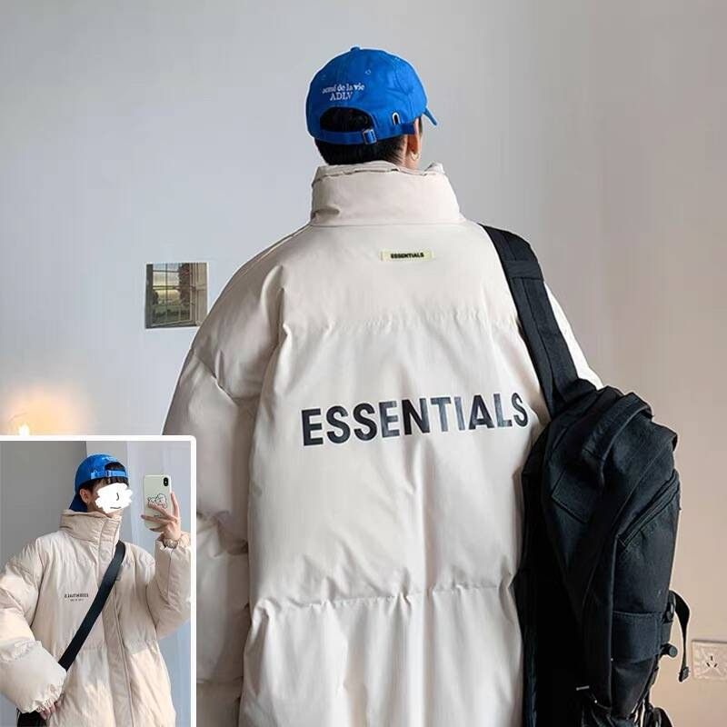 Ανδρικό cardigan με φερμουάρ, ψηλό γιακά, χαλαρή γραμμή, πολυεστερική επένδυση και πολυεστερική βασική ύφανση για τον χειμώνα