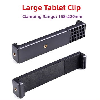 Clipuri dual pentru telefon și tabletă - adaptor pentru trepied pentru streaming live (Material: plastic; Aplicație: trepied pentru streaming în direct; Stil: General; Tip: Alt)