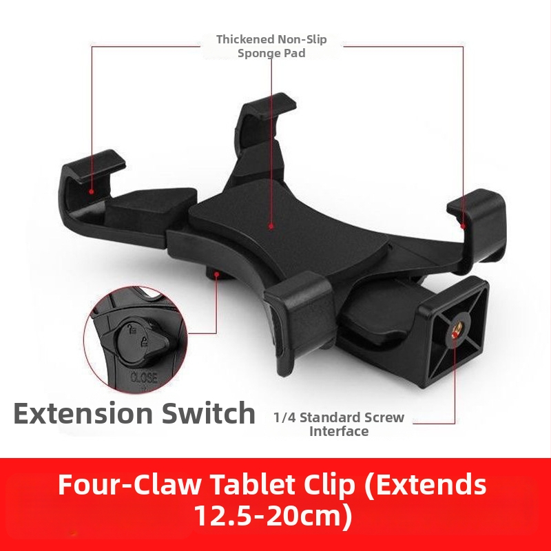 Clipuri dual pentru telefon și tabletă - adaptor pentru trepied pentru streaming live (Material: plastic; Aplicație: trepied pentru streaming în direct; Stil: General; Tip: Alt)