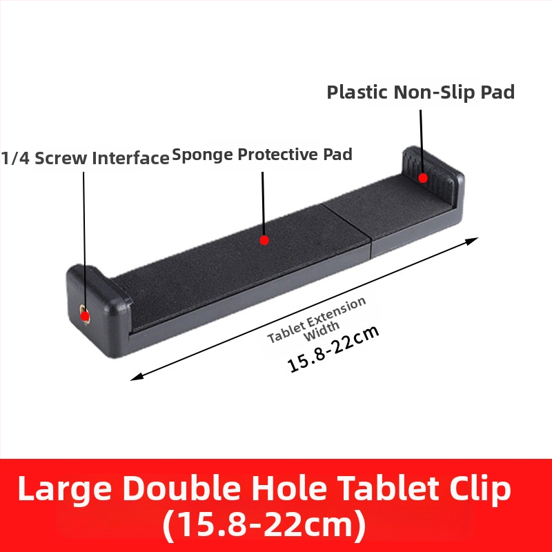 Clipuri dual pentru telefon și tabletă - adaptor pentru trepied pentru streaming live (Material: plastic; Aplicație: trepied pentru streaming în direct; Stil: General; Tip: Alt)