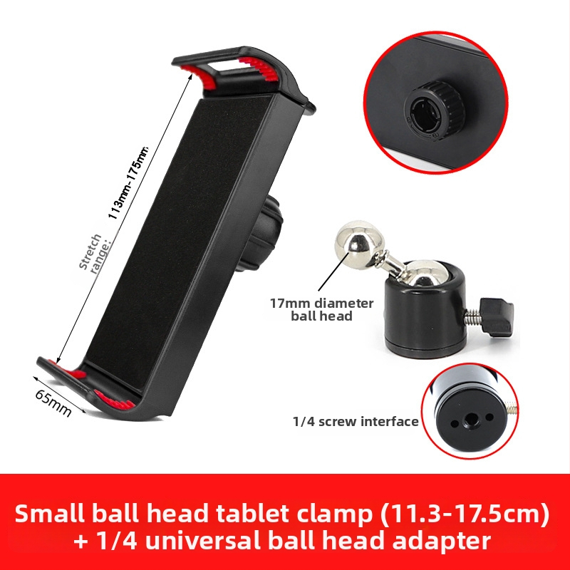 Clipuri dual pentru telefon și tabletă - adaptor pentru trepied pentru streaming live (Material: plastic; Aplicație: trepied pentru streaming în direct; Stil: General; Tip: Alt)