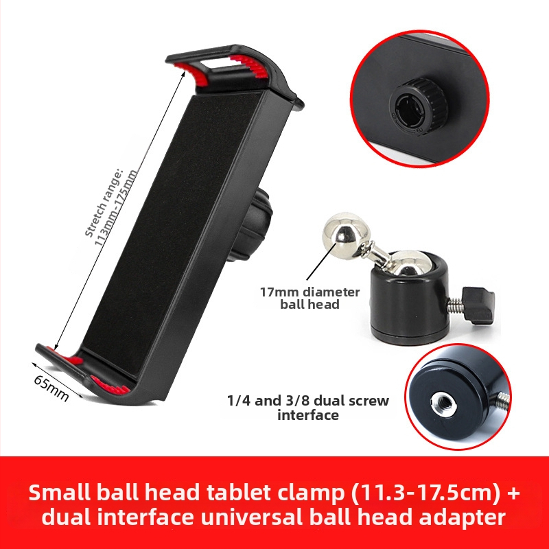 Clipuri dual pentru telefon și tabletă - adaptor pentru trepied pentru streaming live (Material: plastic; Aplicație: trepied pentru streaming în direct; Stil: General; Tip: Alt)