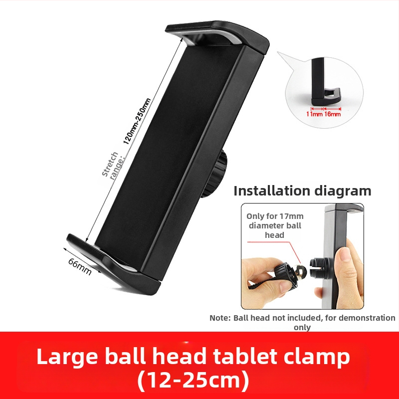 Clipuri dual pentru telefon și tabletă - adaptor pentru trepied pentru streaming live (Material: plastic; Aplicație: trepied pentru streaming în direct; Stil: General; Tip: Alt)