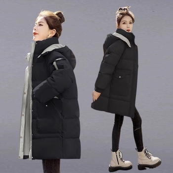 Palton damă cu umplutură din bumbac, țesătură chenille, bază din spandex, guler polo, lungime ultra-scurtă (≤40 cm)