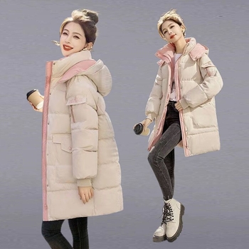 Palton damă cu umplutură din bumbac, țesătură chenille, bază din spandex, guler polo, lungime ultra-scurtă (≤40 cm)