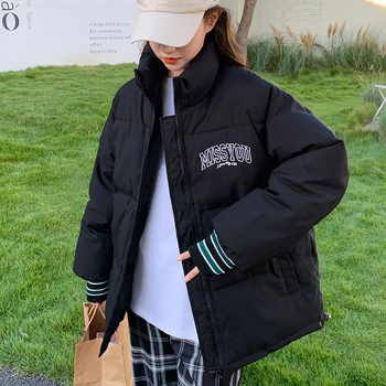 Palton scurt pentru femei din Chenille, umplutură din imitatie de mătase-pamă, lungime ultra-șortă, guler polo