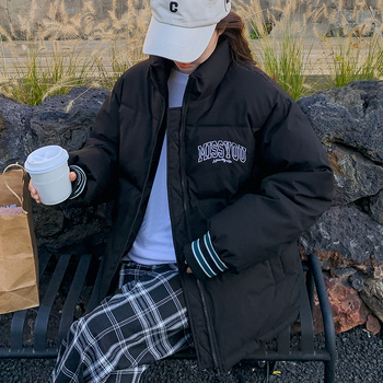 Palton scurt pentru femei din Chenille, umplutură din imitatie de mătase-pamă, lungime ultra-șortă, guler polo