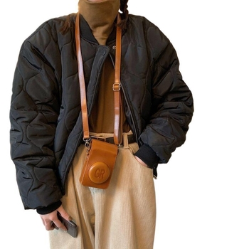 Jachetă scurtă din chenille de bumbac pentru femei, mâneci lungi, guler polo, țesătură cu conținut ridicat de elastan (90–95%)