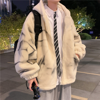 Jachetă cardigan din bumbac cu fermoar, umplutură poliester, stil Hong Kong, pentru primăvară și toamnă