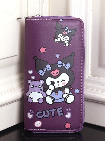 Monētu maciņš ar tēlu rakstu, PVC materiāls, iekšpuse no mākslīgās ādas, ūdensizturīgs